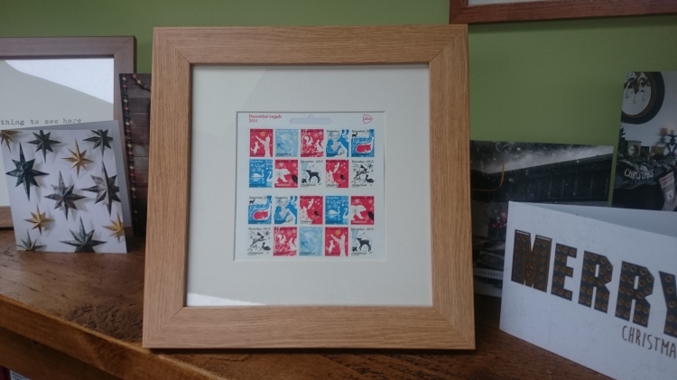 Framed Tord stamps